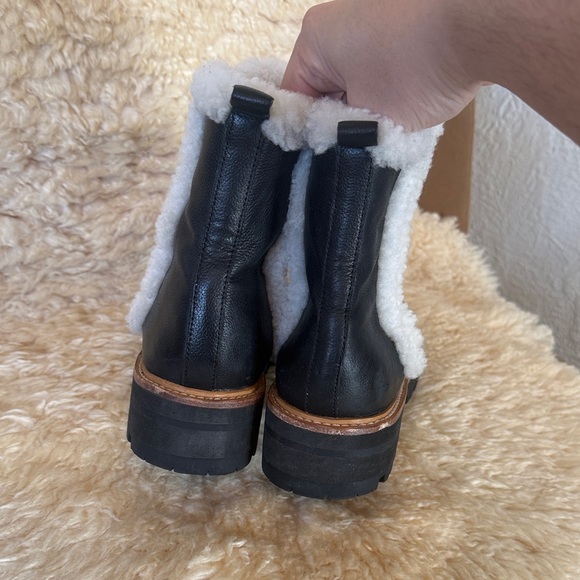 Marc Fisher Black Leather Ankle Boots - Picture 2 of 7